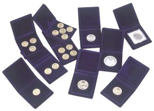 Padded PVC coin cases,
with ... 