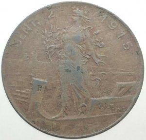 2 cents Prora 1915 Variant Coining ... 